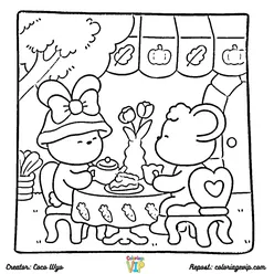 Comfy Days Coloring Pages PDF - Free Printable Sheets - 9
