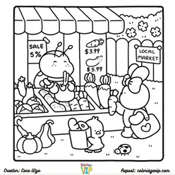 Comfy Days Coloring Pages PDF - Free Printable Sheets - 14