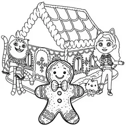 Gabby Cat Coloring Pages PDF - Free Printable Sheets - 7