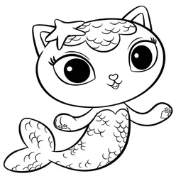 Gabby Cat Coloring Pages PDF - Free Printable Sheets - 13