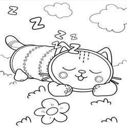 Gabby Cat Coloring Pages PDF - Free Printable Sheets - 20