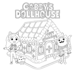 Gabby Cat Coloring Pages PDF - Free Printable Sheets - 29