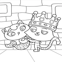 Gabby Cat Coloring Pages PDF - Free Printable Sheets - 33