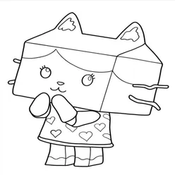 Gabby Cat Coloring Pages PDF - Free Printable Sheets - 34