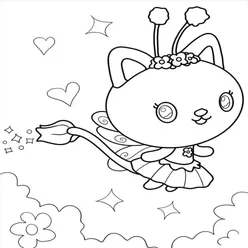Gabby Cat Coloring Pages PDF - Free Printable Sheets - 35