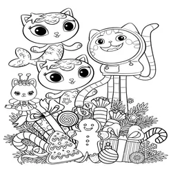 Gabby Cat Coloring Pages PDF - Free Printable Sheets - 37