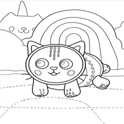 Gabby Cat Coloring Pages PDF - Free Printable Sheets - 38