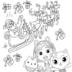 Gabby Cat Coloring Pages PDF - Free Printable Sheets - 47