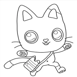 Gabby Cat Coloring Pages PDF - Free Printable Sheets - 49