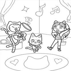 Gabby Cat Coloring Pages PDF - Free Printable Sheets - 51