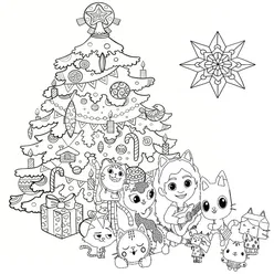 Gabby Cat Coloring Pages PDF - Free Printable Sheets - 54