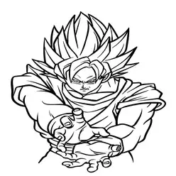 Goku Printable Coloring Book Pdf - 10