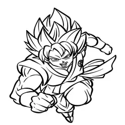 Goku Printable Coloring Book Pdf - 12