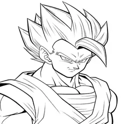 Goku Printable Coloring Book Pdf - 25