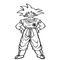 Goku Printable Coloring Book Pdf - 28
