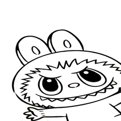 Labubu Coloring Pages – Free Printable PDFs for Kids & Adults - 9