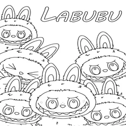 Labubu Coloring Pages – Free Printable PDFs for Kids & Adults - 10