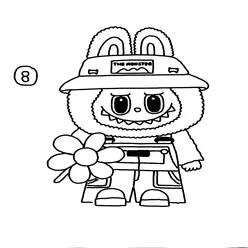 Labubu Coloring Pages – Free Printable PDFs for Kids & Adults - 1