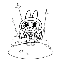 Labubu Coloring Pages – Free Printable PDFs for Kids & Adults - 15