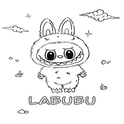 Labubu Coloring Pages – Free Printable PDFs for Kids & Adults - 2