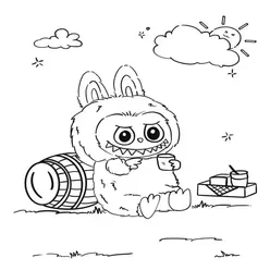 Labubu Coloring Pages – Free Printable PDFs for Kids & Adults - 26