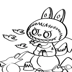 Labubu Coloring Pages – Free Printable PDFs for Kids & Adults - 31