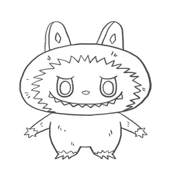 Labubu Coloring Pages – Free Printable PDFs for Kids & Adults - 36
