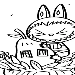 Labubu Coloring Pages – Free Printable PDFs for Kids & Adults - 3