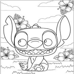 Lilo & Stitch Printable Coloring Book Pdf - 1