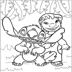 Lilo & Stitch Printable Coloring Book Pdf - 7