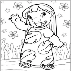 Lilo & Stitch Printable Coloring Book Pdf - 14