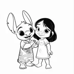 Lilo & Stitch Printable Coloring Book Pdf - 18