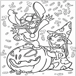 Lilo & Stitch Printable Coloring Book Pdf - 19