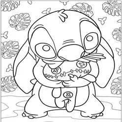 Lilo & Stitch Printable Coloring Book Pdf - 33