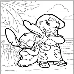 Lilo & Stitch Printable Coloring Book Pdf - 34