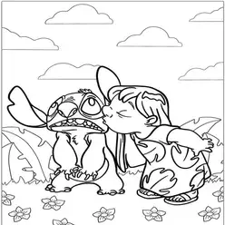Lilo & Stitch Printable Coloring Book Pdf - 42