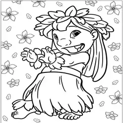 Lilo & Stitch Printable Coloring Book Pdf - 43