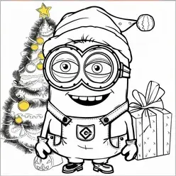 Minion Printable Coloring Book Pdf - 3