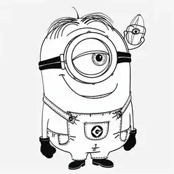Minion Printable Coloring Book Pdf - 15