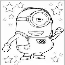 Minion Printable Coloring Book Pdf - 18