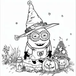 Minion Printable Coloring Book Pdf - 19