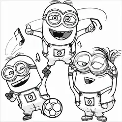Minion Printable Coloring Book Pdf - 21
