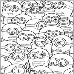 Minion Printable Coloring Book Pdf - 22