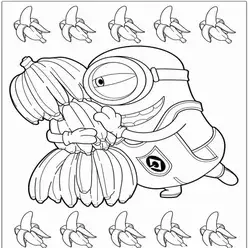 Minion Printable Coloring Book Pdf - 26