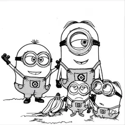 Minion Printable Coloring Book Pdf - 27