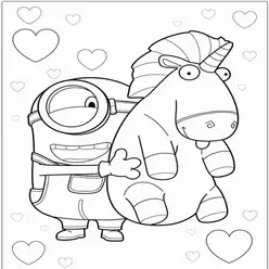 Minion Printable Coloring Book Pdf - 28