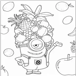 Minion Printable Coloring Book Pdf - 37
