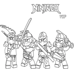 Ninjago Coloring Pages PDF - Free Printable Sheets - 8
