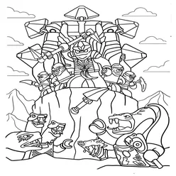 Ninjago Coloring Pages PDF - Free Printable Sheets - 17