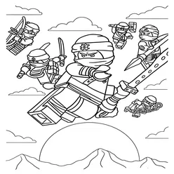 Ninjago Coloring Pages PDF - Free Printable Sheets - 24